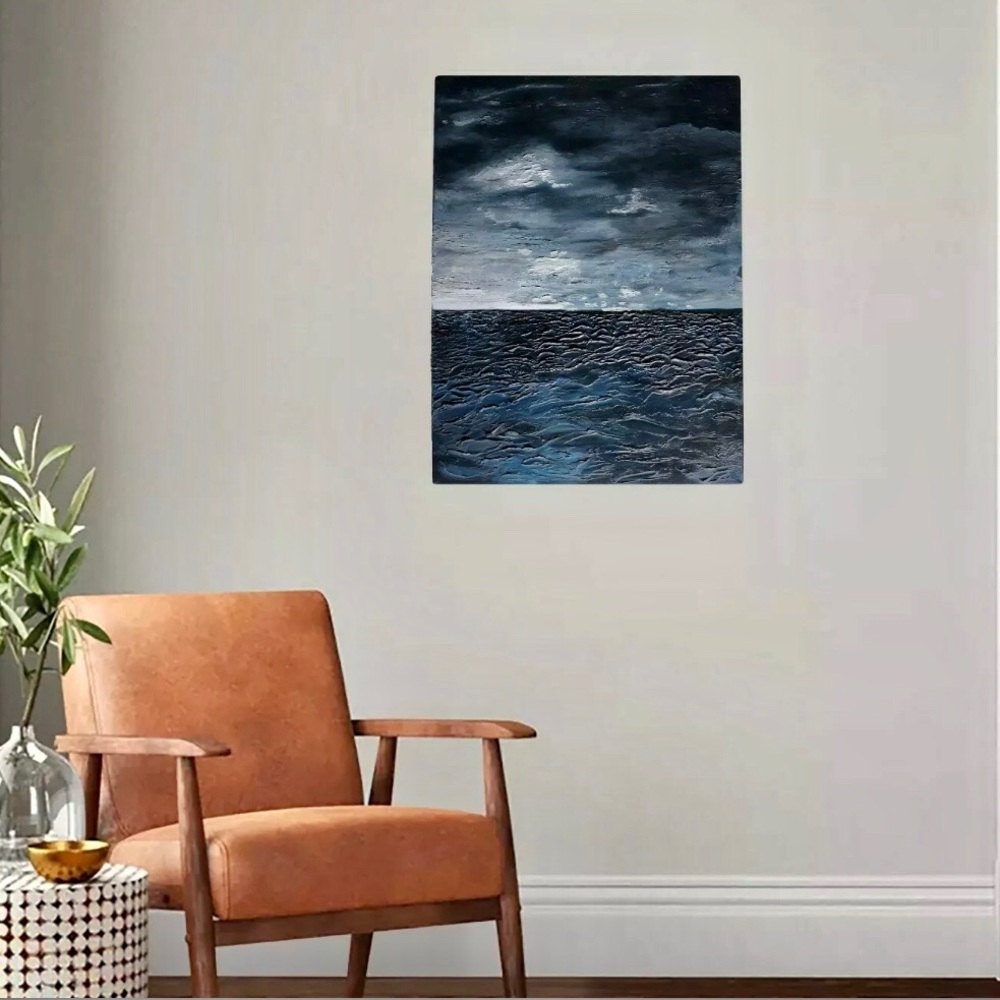 Original “Calm before the storm” Textured Seascape
